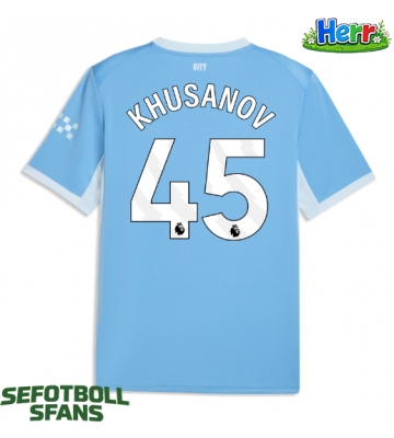 Manchester City Abdukodir Khusanov #45 Hemmatröja 2026-27 Kortärmad